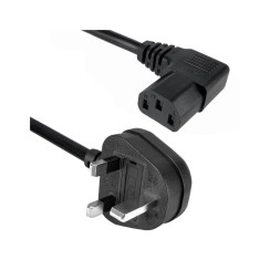 Cable d’alimentation Schuko C13 UK Câble pour tour à 3 broches, câble C13