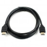 Cable HDMI v1.4 Mâle - Mâle 1 m, Noir