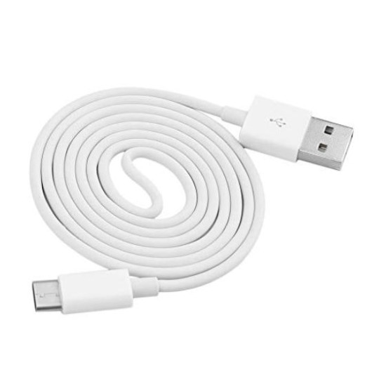 Cable USB Type-C 1 m - USB charge et données, Blanc Samsung, Huawei - 1re qualité