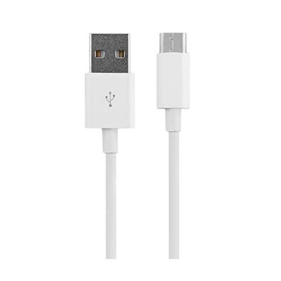 Cable USB Type-C 1 m - USB charge et données, Blanc Samsung, Huawei - 1re qualité