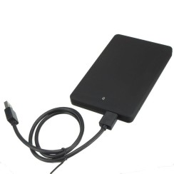 Caja Disque Dur 2.5'' USB 2.0 Boîtier Adaptateur Disque Dur pour HDD SSD SATA I/II/III de 7mm et 9.5mm