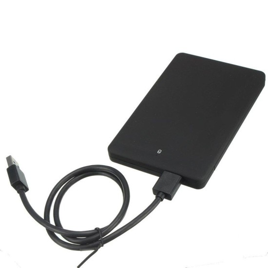 Caja Disque Dur 2.5'' USB 2.0 Boîtier Adaptateur Disque Dur pour HDD SSD SATA I/II/III de 7mm et 9.5mm