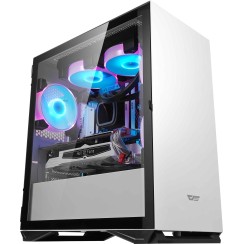 CAISSE GAMING POUR ORDINATEUR DE BUREAU DARKFLASH DLM22 COULEUR BLANC M-ATX ITX