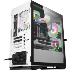 CAISSE GAMING POUR ORDINATEUR DE BUREAU DARKFLASH DLM22 COULEUR BLANC M-ATX ITX