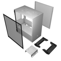 CAISSE GAMING POUR ORDINATEUR DE BUREAU DARKFLASH DLM22 COULEUR BLANC M-ATX ITX