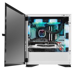 CAISSE GAMING POUR ORDINATEUR DE BUREAU DARKFLASH DLM22 COULEUR BLANC M-ATX ITX