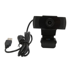 Câmera Web Webcam FHD 1080P, USB, Noir, Neuf