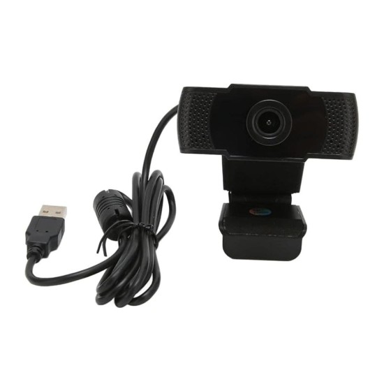 Câmera Web Webcam FHD 1080P, USB, Noir, Neuf