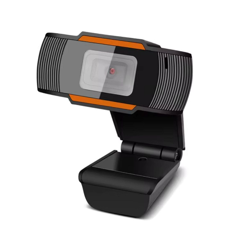 Cámara Web Webcam HD 720P avec microphone, USB, Noir, Neuf