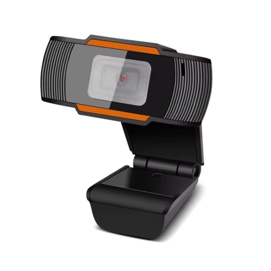 Cámara Web Webcam HD 720P avec microphone, USB, Noir, Neuf
