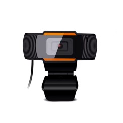 Cámara Web Webcam HD 720P avec microphone, USB, Noir, Neuf