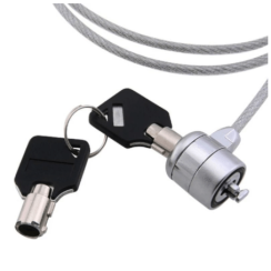 Candado de sécurité antivol pour ordinateur portable, chaîne de câble avec clé, neuf