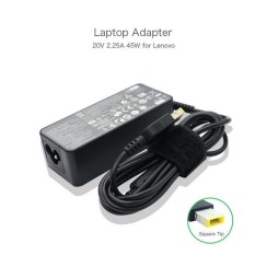 Câble de charge Lenovo Original Square Tip 20V 2,25A 45W