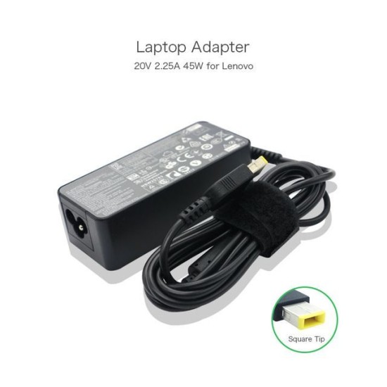 Câble de charge Lenovo Original Square Tip 20V 2,25A 45W