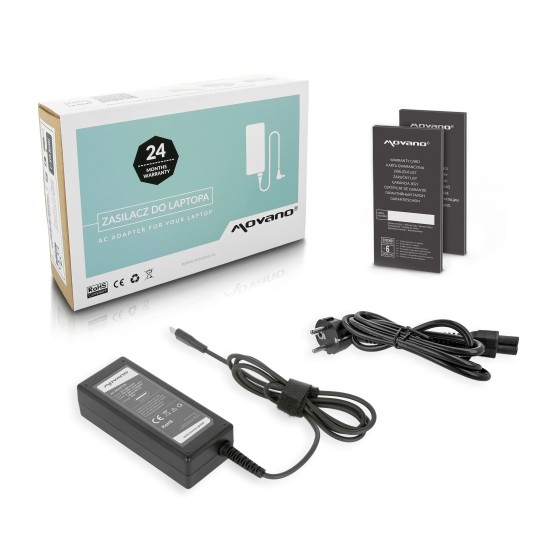 Câble de chargement Movano 65W USB-C | 100-240 V · Power Delivery