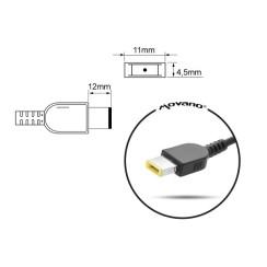 Chargeur pour Lenovo 20v 11.5a 230W Square 11.0x4.5 pin - Yoga