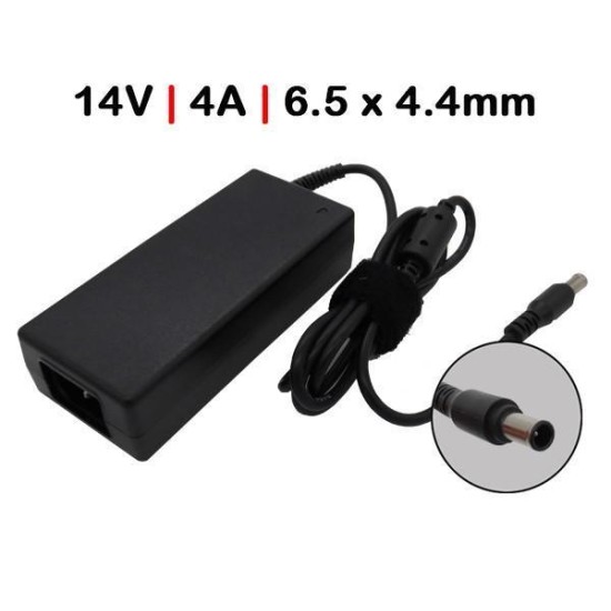 CHARGEUR POUR MONITEUR 14V 4A 6,5 X 4,4MM 56W