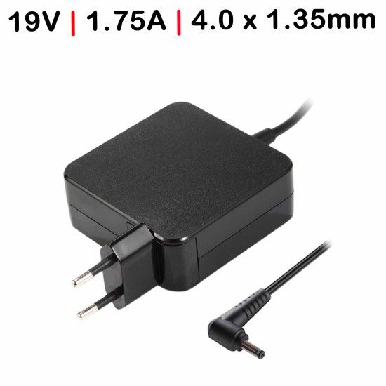 CHARGEUR POUR ORDINATEUR PORTABLE ASUS VIVOBOOK F202E Q200E S200E 19V 1.75A 4.0X1.35MM