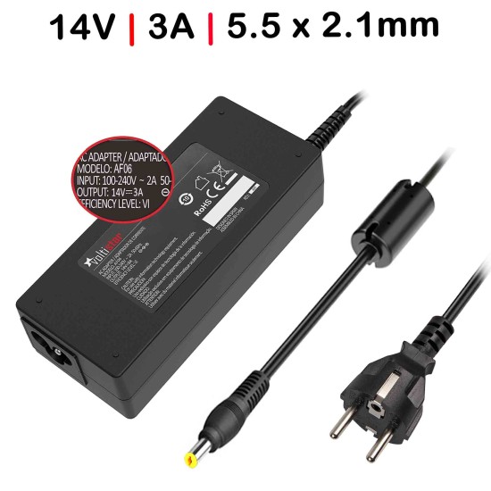 CÂBLE DE CHARGEUR POUR PORTABLE SAMSUNG 1701FP 1702FP 1900FP 14V 3A 42W