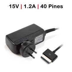 CÂBLE DE CHARGEUR POUR TABLETTE ASUS TRANSFORMER PAD TF300 TF300T TF300 15V 1.2A 18W 40 BROCHES