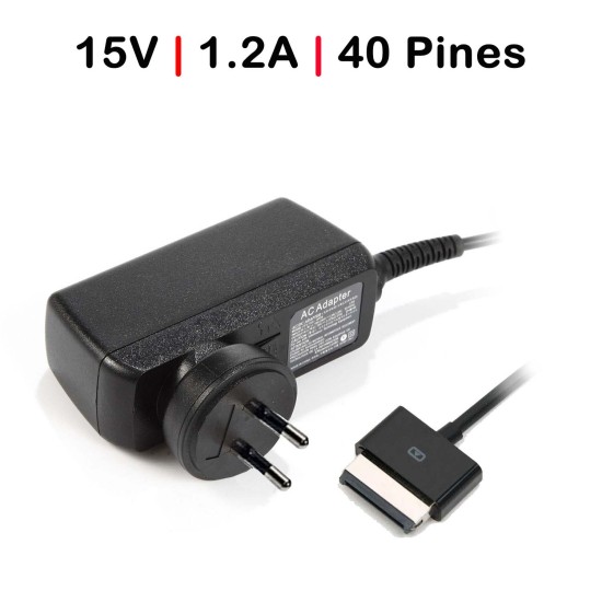 CÂBLE DE CHARGEUR POUR TABLETTE ASUS TRANSFORMER PAD TF300 TF300T TF300 15V 1.2A 18W 40 BROCHES