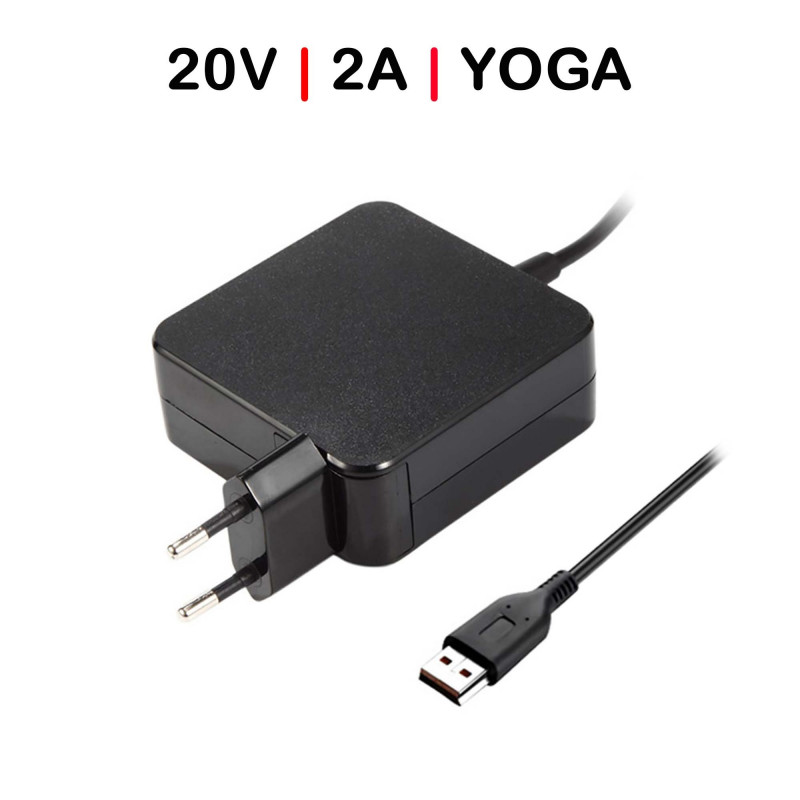 CÂBLE DE CHARGEUR POUR TABLETTE LENOVO 20V 2A CONNECTEUR SPÉCIAL