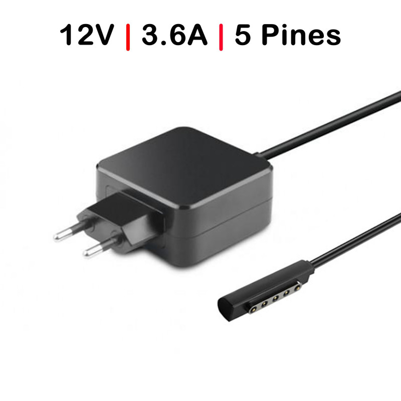 CÂBLE DE CHARGEUR POUR TABLETTE MICROSOFT SURFACE RT RT 2 PRO 1 PRO 2 MURAL