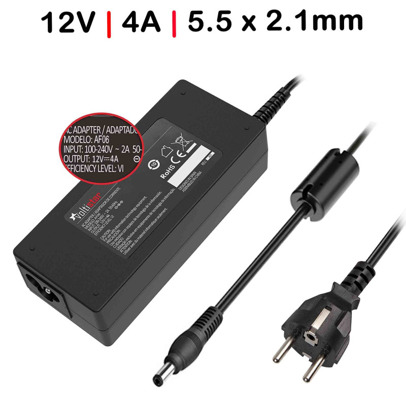 CÂBLE D’ALIMENTATION POUR MONITEUR TFT 12V 4A 48W