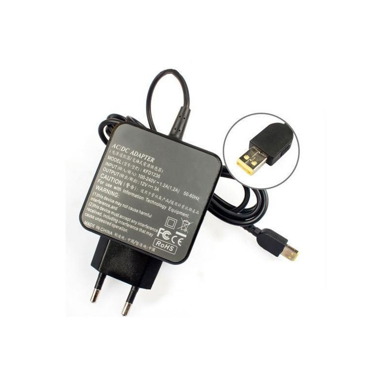 Câble de charge pour tablette Lenovo Thinkpad Mini Square Type 12v 3A Helix