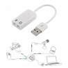 Connecteur de carte son USB externe 7.1, adaptateur audio 3,5 mm