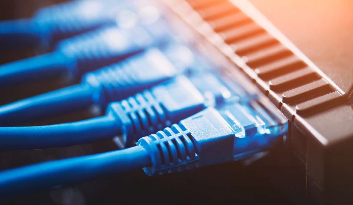 Interface de configuration d'un routeur affichant la section d'ouverture de ports ou Port Forwarding